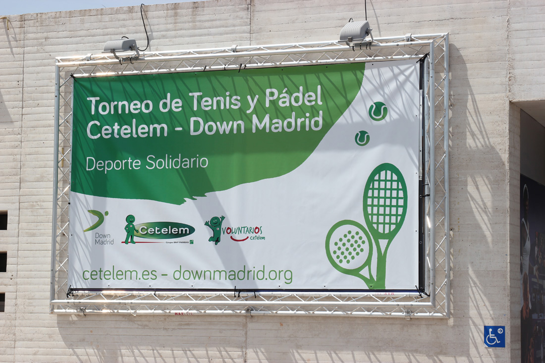 Torneo de Tenis y Pádel de Cetelem y Down Madrid