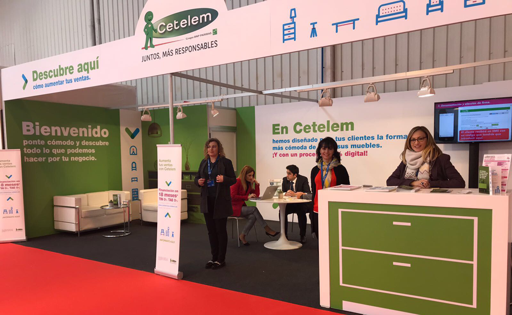 Cetelem, en la Feria del Mueble de Zaragoza 2018 apoyando al sector