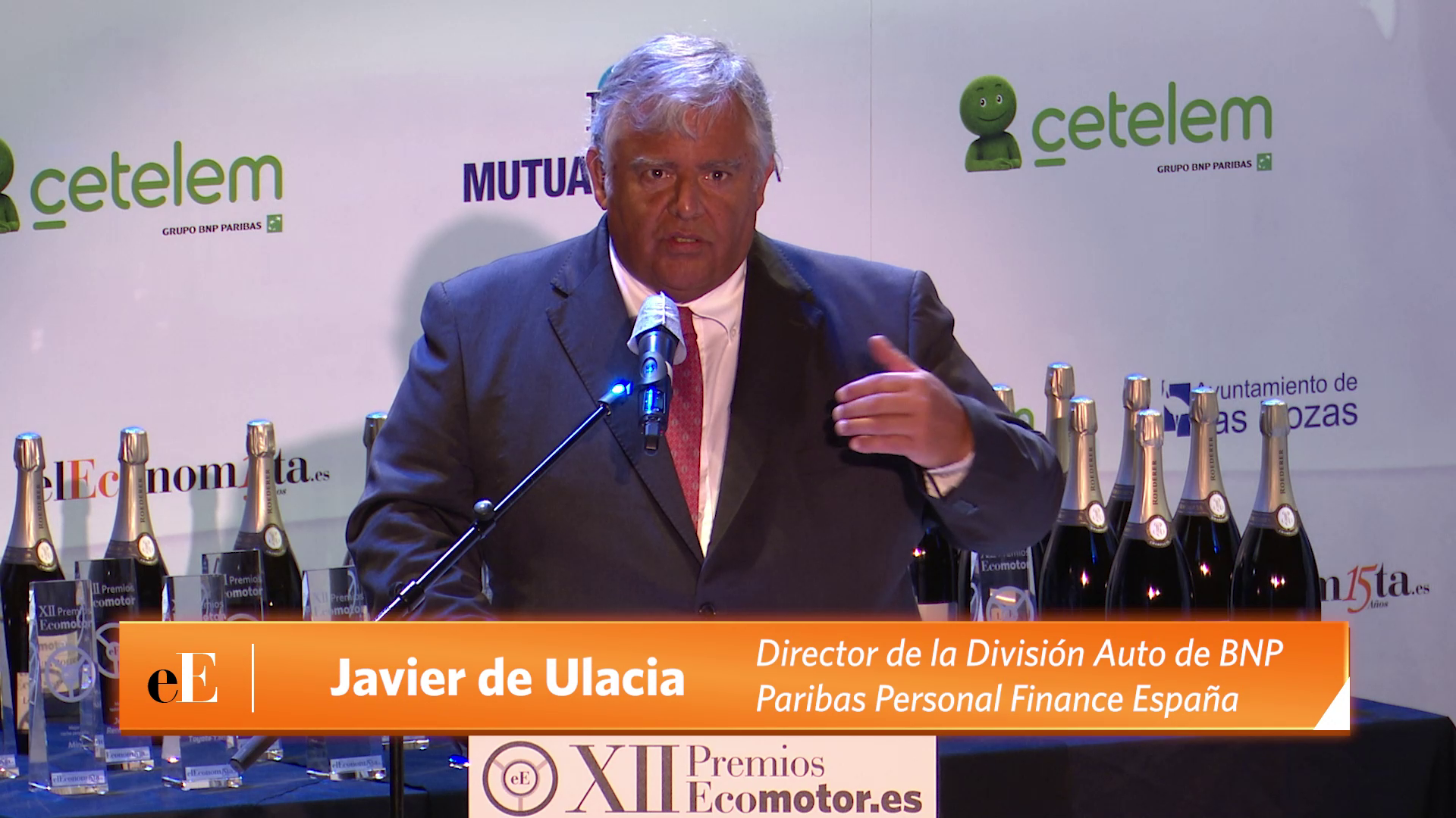 Javier de Ulacia resalta el esfuerzo innovador de Cetelem en los premios EcoMotor