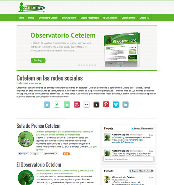 Cetelem en las redes sociales