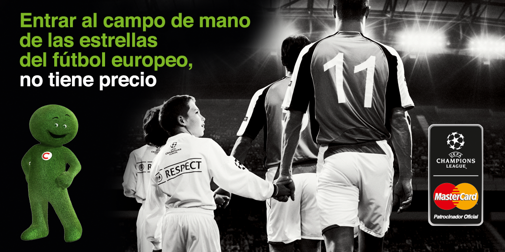 Con tu Tarjeta MasterCard® de Cetelem consigue que tu hijo salga al terreno de juego.