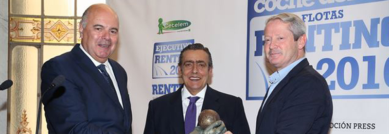 Cetelem patrocina el Premio al Mejor Coche Renting del Año 2016 de Grupo Automoción Press, concedido al Volvo XC90 T8