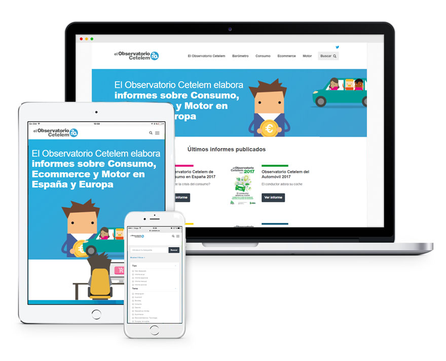 El Observatorio Cetelem estrena página web y aplicación móvil