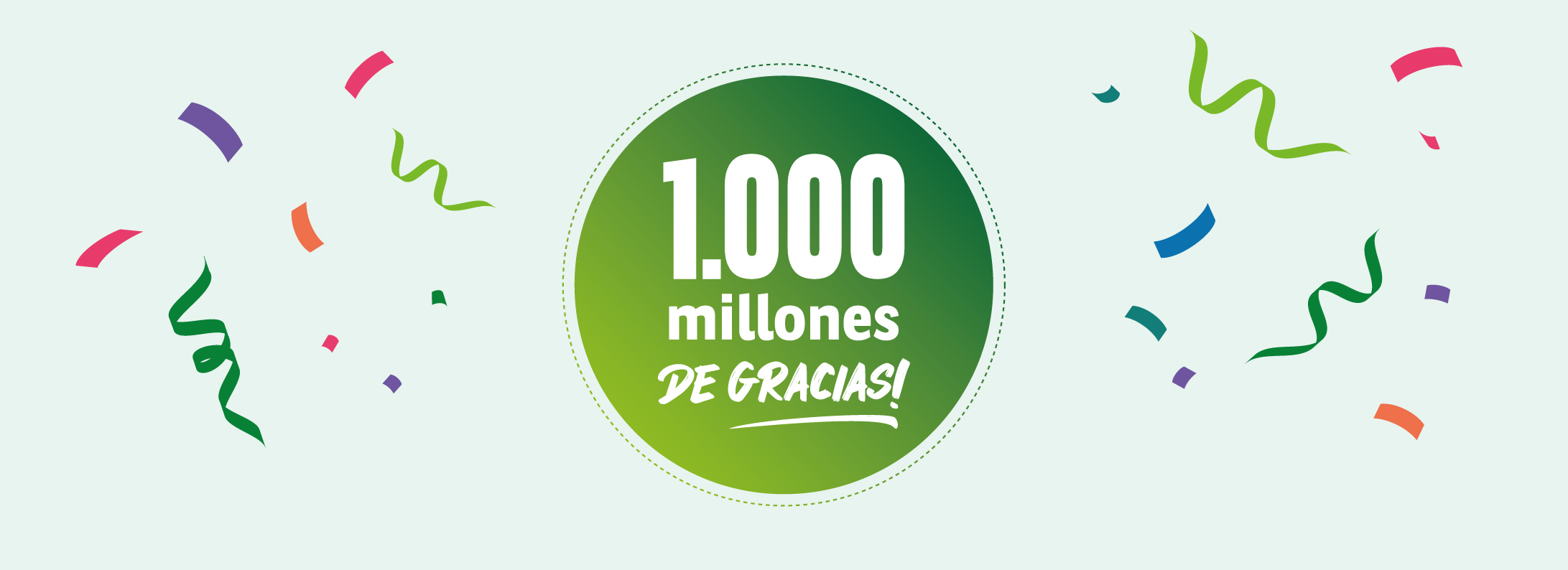 ¡MIL MILLONES de GRACIAS!